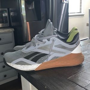 Reebok men’s size 10.5  nano x training shoes.
